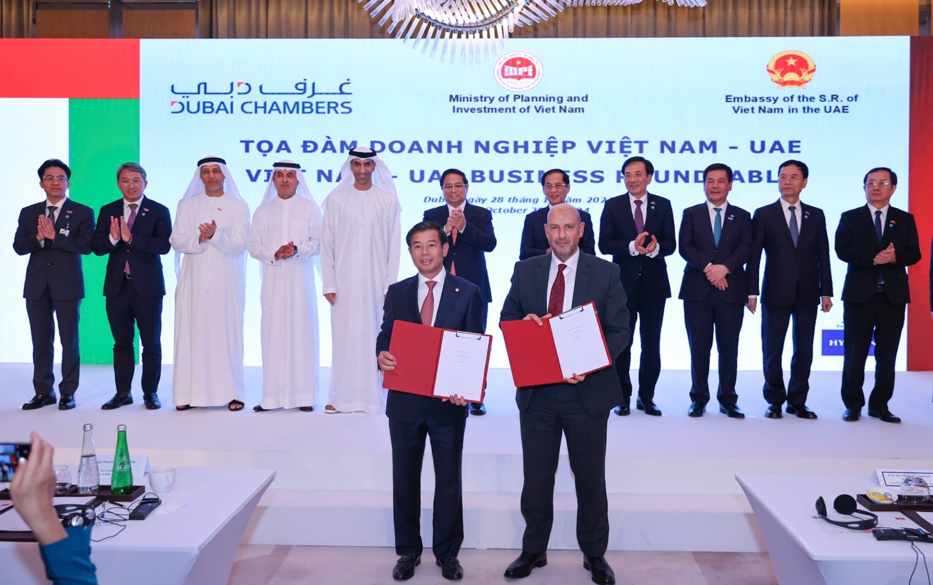 Ông Nguyễn Việt Quang, Phó Chủ tịch Vingroup và đại diện NMDC tại Tọa đàm doanh nghiệp Việt Nam - UAE.